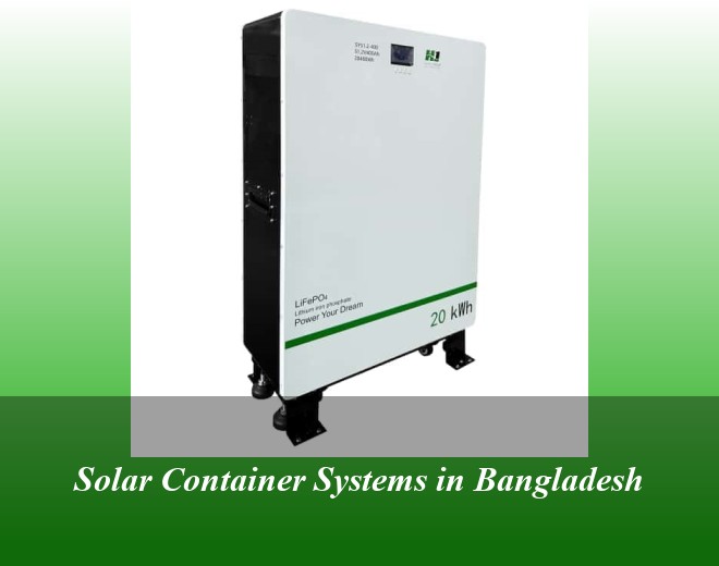 Solar Container Systems in Bangladesh